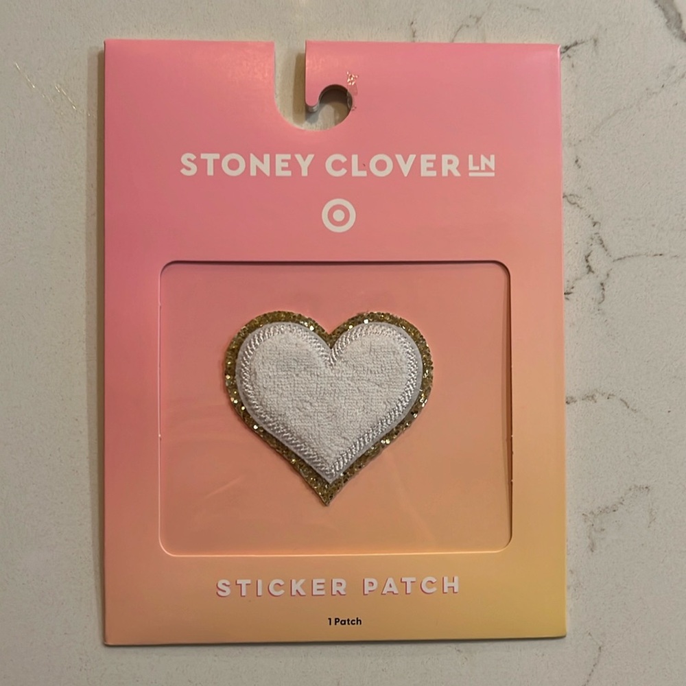Stoney clover heart sticker patch